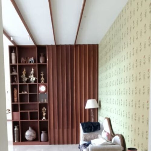 wooden wardrobe