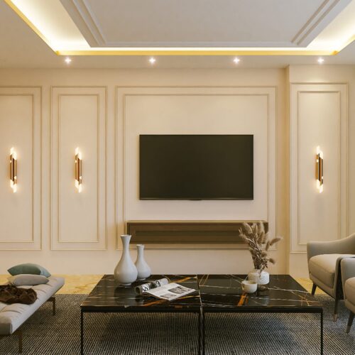 LIVING ROOM TV UNIT furniture manufacturing dezignlogy interiors