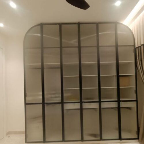 Profile With Glass Design Wardrobe