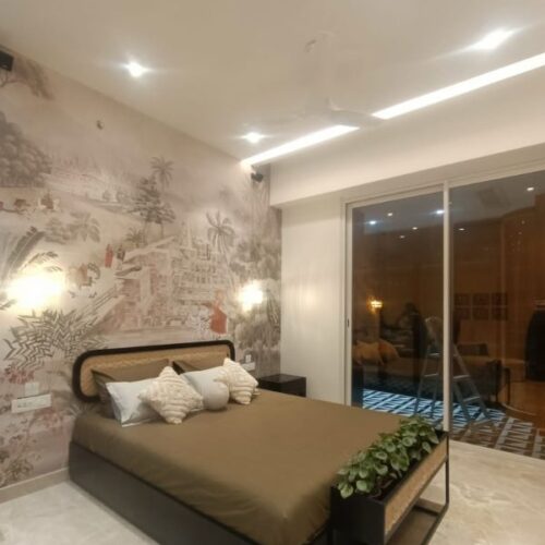master bedroom bed