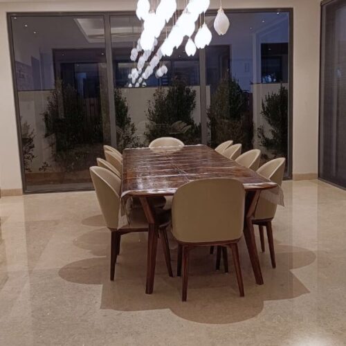 New Design Big Dining Table Set